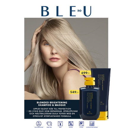 r+co bleu blonded A5 nyhetsblad