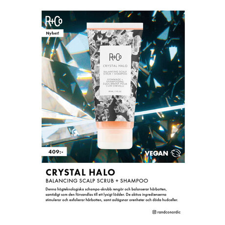 r+co crystal halo A5 nyhetsblad