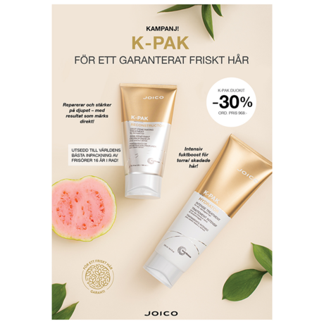 joico k-pak friskt hår A5 kampanjblad